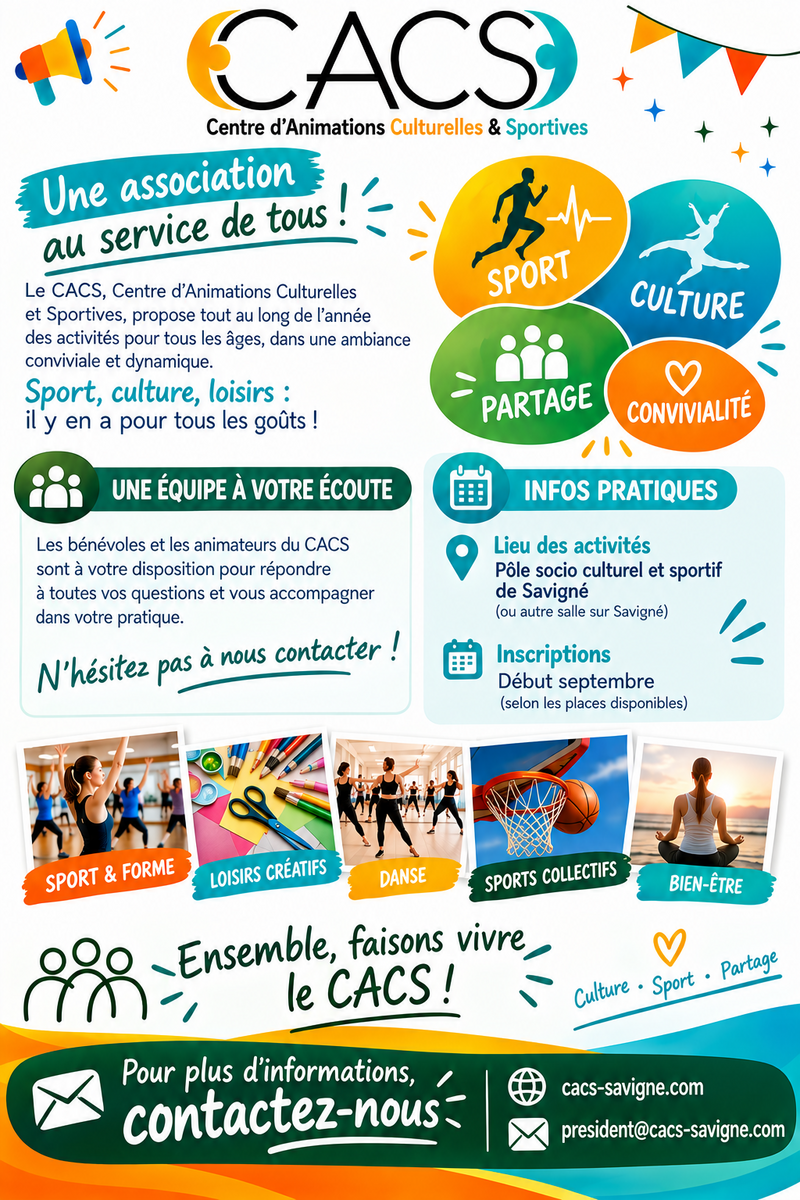Retrouvez tous les détails de nos activités ici !